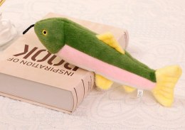 LEAN Toys Pluszowa Rybka Z Piszczałką Maskotka Kolorowa 30cm