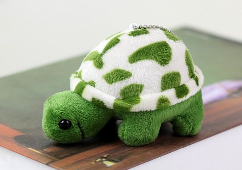LEAN Toys Pluszowy Żółw 10 cm Zielony Maskotka Breloczek LEAN Toys Pluszowy Żółw 10 cm Zielony Maskotka Breloczek