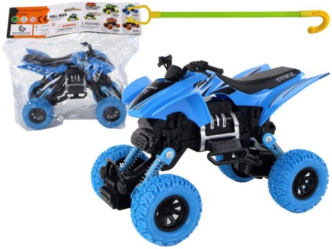 LEAN Toys Pojazd Terenowy Pchacz Quad XC Gumowe Koła Niebieski LEAN Toys Pojazd Terenowy Pchacz Quad XC Gumowe Koła Niebieski