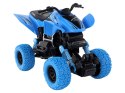 LEAN Toys Pojazd Terenowy Pchacz Quad XC Gumowe Koła Niebieski