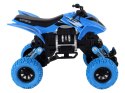 LEAN Toys Pojazd Terenowy Pchacz Quad XC Gumowe Koła Niebieski