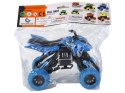 LEAN Toys Pojazd Terenowy Pchacz Quad XC Gumowe Koła Niebieski