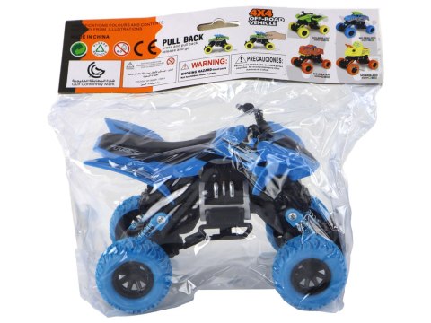 LEAN Toys Pojazd Terenowy Pchacz Quad XC Gumowe Koła Niebieski LEAN Toys Pojazd Terenowy Pchacz Quad XC Gumowe Koła Niebieski