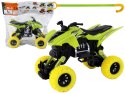 LEAN Toys Pojazd Terenowy Pchacz Quad XC Gumowe Koła Zielony