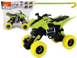 LEAN Toys Pojazd Terenowy Pchacz Quad XC Gumowe Koła Zielony