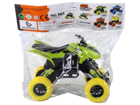 LEAN Toys Pojazd Terenowy Pchacz Quad XC Gumowe Koła Zielony LEAN Toys Pojazd Terenowy Pchacz Quad XC Gumowe Koła Zielony
