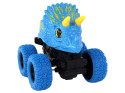 LEAN Toys Pojazd Terenowy Pchacz Triceratops Gumowe Koła Niebieski