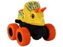 LEAN Toys Pojazd Terenowy Pchacz Triceratops Gumowe Koła Żółty