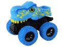 LEAN Toys Pojazd Terenowy Pchacz Tyranozaur Rex Gumowe Koła Niebieski
