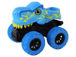 LEAN Toys Pojazd Terenowy Pchacz Tyranozaur Rex Gumowe Koła Niebieski