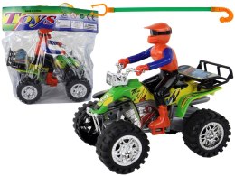 LEAN Toys Quad Czterokołowy Terenowy Napęd Frykcyjny Pchacz