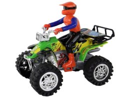 LEAN Toys Quad Czterokołowy Terenowy Napęd Frykcyjny Pchacz