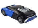 LEAN Toys Samochód-Robot 2w1 Bugatti Niebieski Efekty Świetlne