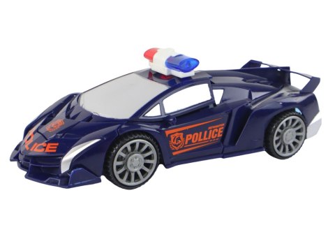 LEAN Toys Samochód-Robot Policja Granatowy LEAN Toys Samochód-Robot Policja Granatowy