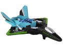 LEAN Toys Samolot Myśliwiec R/C Kolorowe Światła Niebieski