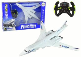 LEAN Toys Samolot Pasażerski Zdalnie Sterowany RC Biały