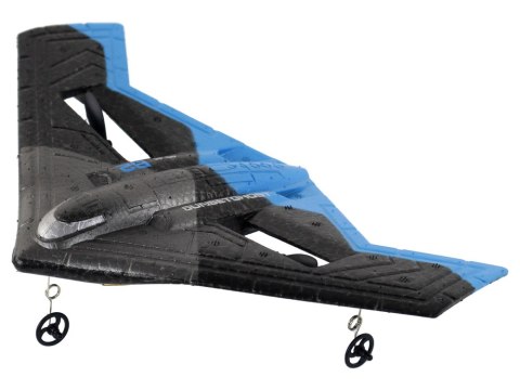 LEAN Toys Samolot R/C 4D-G4 Światła Niebieski Czarny LEAN Toys Samolot R/C 4D-G4 Światła Niebieski Czarny