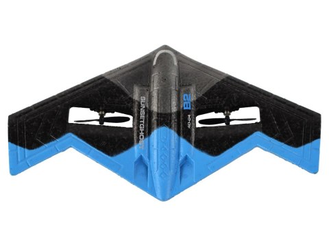 LEAN Toys Samolot R/C 4D-G4 Światła Niebieski Czarny LEAN Toys Samolot R/C 4D-G4 Światła Niebieski Czarny