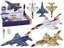 LEAN Toys Samolot Wojskowy Myśliwiec Dźwięk Światła Moro