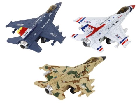LEAN Toys Samolot Wojskowy Myśliwiec Dźwięk Światła Moro LEAN Toys Samolot Wojskowy Myśliwiec Dźwięk Światła Moro