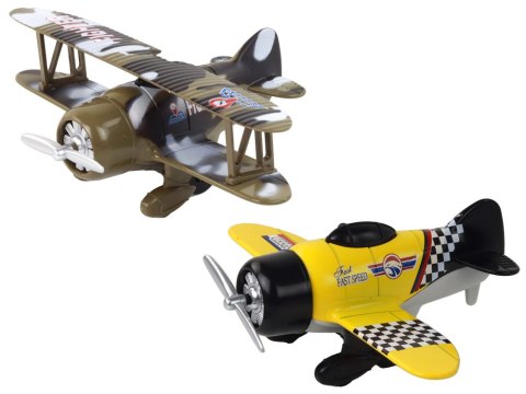LEAN Toys Samolot Z Napędem Śmigłowiec Aluminiowy Kolorowy Mix LEAN Toys Samolot Z Napędem Śmigłowiec Aluminiowy Kolorowy Mix