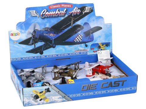 LEAN Toys Samolot Z Napędem Śmigłowiec Aluminiowy Kolorowy Mix LEAN Toys Samolot Z Napędem Śmigłowiec Aluminiowy Kolorowy Mix