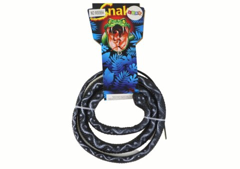 LEAN Toys Sztuczny Gumowy Wąż Koralowy Czarny PVC LEAN Toys Sztuczny Gumowy Wąż Koralowy Czarny PVC