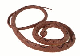 LEAN Toys Sztuczny Gumowy Wąż Koralowy Różowy Z Wzorkami PVC