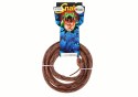 LEAN Toys Sztuczny Gumowy Wąż Koralowy Różowy Z Wzorkami PVC
