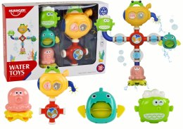 LEAN Toys Zabawka Wodna Do Kąpieli Przelewowa Robot Przyssawki