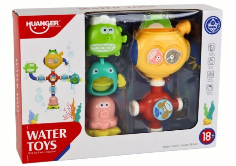 LEAN Toys Zabawka Wodna Do Kąpieli Przelewowa Robot Przyssawki LEAN Toys Zabawka Wodna Do Kąpieli Przelewowa Robot Przyssawki