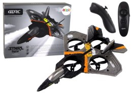 LEAN Toys Zdalnie Sterowany Samolot Myśliwiec R/C Srebrny