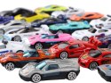 LEAN Toys Zestaw Aluminiowych Resoraków W Pudełku 30 Sztuk Autka Sportowe Policyjne