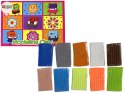 LEAN Toys Zestaw Artystyczny Masa Plastyczna Modelina 10 Kolorów