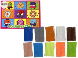 LEAN Toys Zestaw Artystyczny Masa Plastyczna Modelina 10 Kolorów