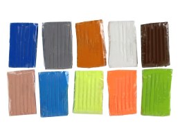 LEAN Toys Zestaw Artystyczny Masa Plastyczna Modelina 10 Kolorów