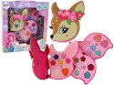 LEAN Toys Zestaw Do Makijażu Jelonek Kolorowe Cienie Brokaty