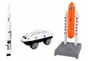 LEAN Toys Zestaw Figurek Kosmos Ciężarówka Rakieta 15 El.