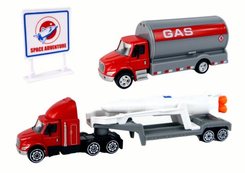 LEAN Toys Zestaw Figurek Kosmos Ciężarówka Rakieta 15 El. LEAN Toys Zestaw Figurek Kosmos Ciężarówka Rakieta 15 El.