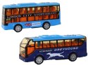 LEAN Toys Zestaw Kolorowych Autobusów System Frakcyjny 4 Elementy