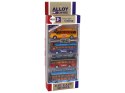 LEAN Toys Zestaw Kolorowych Autobusów System Frakcyjny 4 Elementy