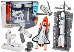 LEAN Toys Zestaw Kosmiczny Misja Kosmiczna Rakieta Statek Kosmiczny 8 ele.