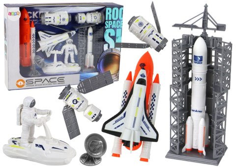LEAN Toys Zestaw Kosmiczny Misja Kosmiczna Rakieta Statek Kosmiczny 8 ele. LEAN Toys Zestaw Kosmiczny Misja Kosmiczna Rakieta Statek Kosmiczny 8 ele.