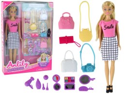 LEAN Toys Zestaw Lalka Anlily Torebki Zestaw Do Stylizacji