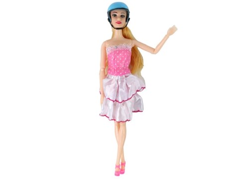 LEAN Toys Zestaw Lalka Z Dzieckiem Skutery Zestaw Akcesoria LEAN Toys Zestaw Lalka Z Dzieckiem Skutery Zestaw Akcesoria