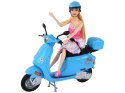 LEAN Toys Zestaw Lalka Z Dzieckiem Skutery Zestaw Akcesoria