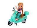 LEAN Toys Zestaw Lalka Z Dzieckiem Skutery Zestaw Akcesoria