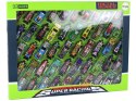 LEAN Toys Zestaw Resoraków 50 Sztuk Różnokolorowe Samochodziki