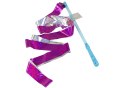 LEAN Toys Zestaw Sportowy Błyszcząca Różowa Wstęga 2,4M Niebieski Uchwyt
