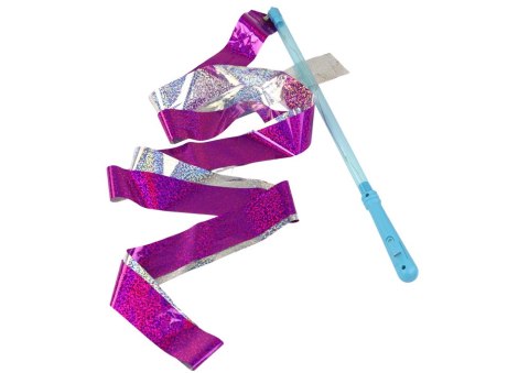 LEAN Toys Zestaw Sportowy Błyszcząca Różowa Wstęga 2,4M Niebieski Uchwyt LEAN Toys Zestaw Sportowy Błyszcząca Różowa Wstęga 2,4M Niebieski Uchwyt